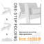 Chaise Adirondack pliante en plastique Suzzette-608369560