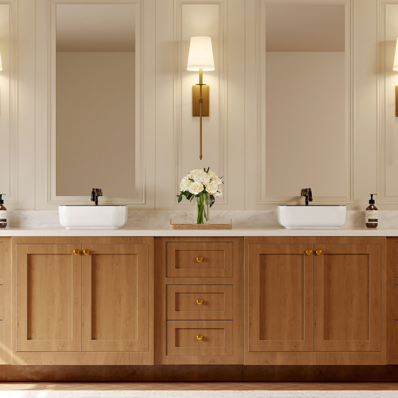 Lavabo vasque de salle de bain carré 15 po