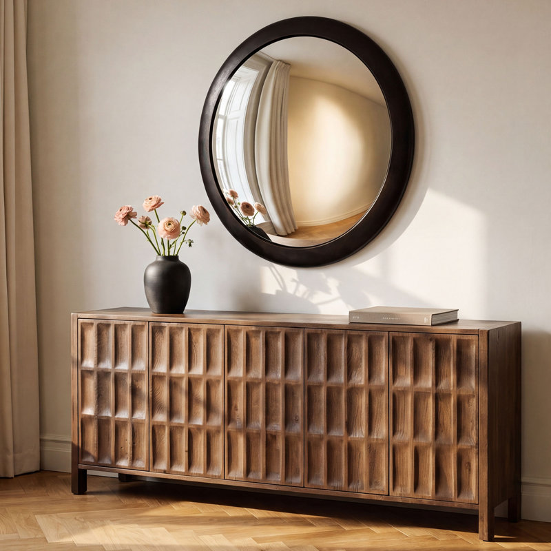 Otis Mirror Blackened Bronze