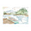 «Lakehouse I» par Anne Tavoletti - peinture sur toile tendue-1386678768