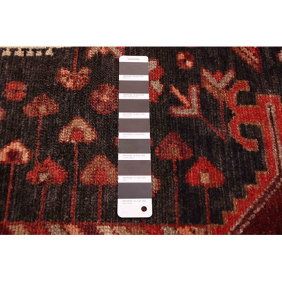 Anadol Black, Red Rug 4'5" x 7'3"