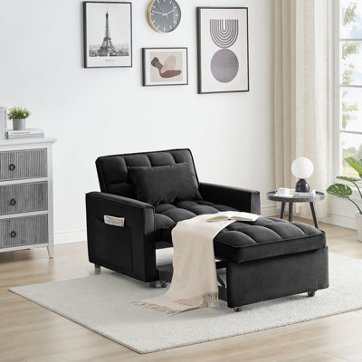 Fauteuil convertible polyvalent pour des espaces compacts, améliorant le confort et la fonctionnalité
