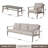 Arondell Aluminum 5-Person Outdoor Seating Group with Olefin Cushions
