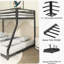 Structure de lit moderne avec tête de lit pour la chambre à coucher-667650761