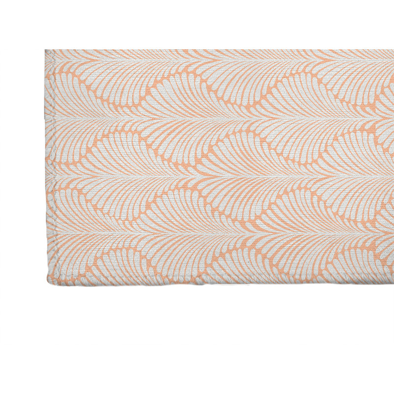 Elegant Palms Kids Play Mat, Peach/Orange, Rectangle 2' x 3'