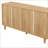 Cabinets | 51.18” 6-Drawer Rattan Storage Cabinet with Smooth Slides | Modern | Particle Board-447704021