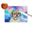 Pug Hippie Dawg Glass Cutting Board Large