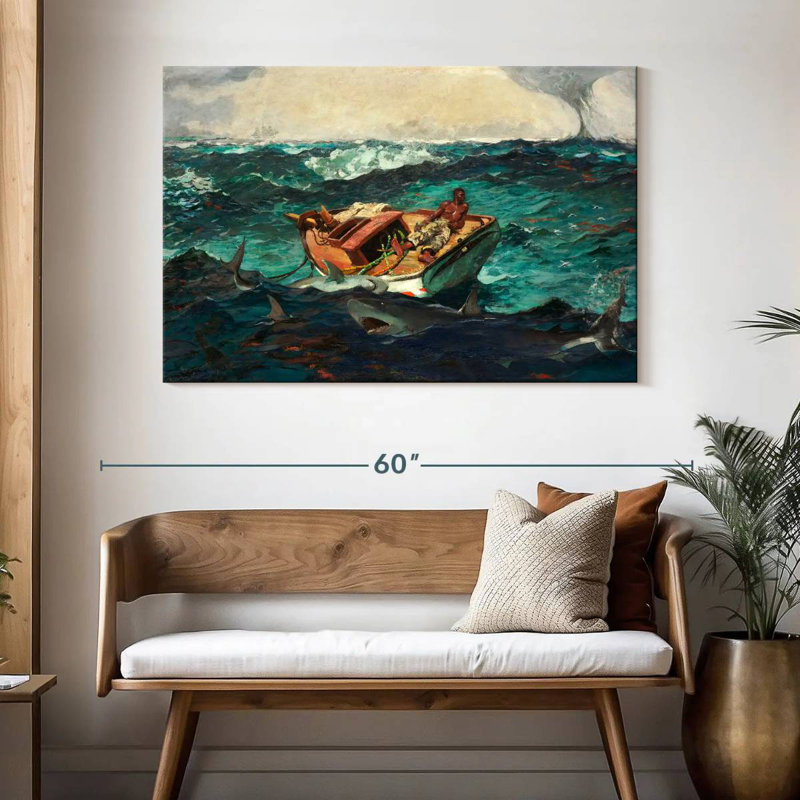 Leisha, le Gulf Stream 1899, H 32 po x l 48 po