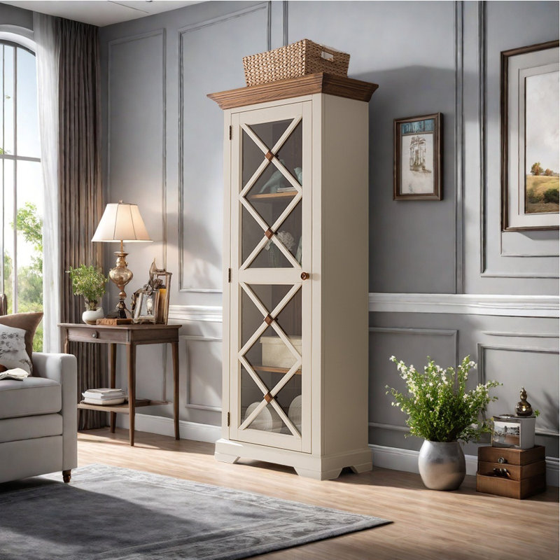 American style light luxury bookcase