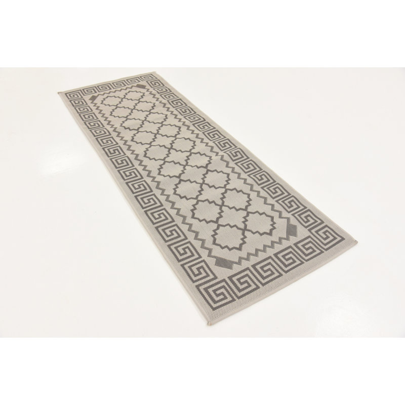 Hancock Geometric Indoor / Outdoor Rug, Runner 2'2" x 6'1"