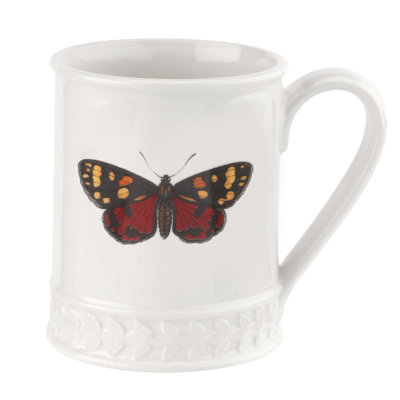 Portmeirion Botanic Garden Harmony Emb Tank 12Oz Scarlt Butterfly