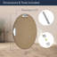 Miroir mural Yohana 23x29