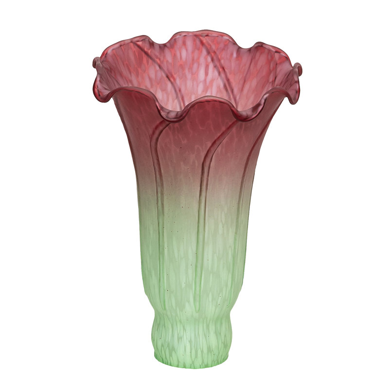 Novelty Lamp Shade, Green/Red, 6" H x 4" W x 4" D