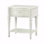 Ivory Finish Nightstand  W/1 Drawer