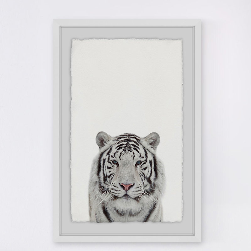 Tamed Tiger - Single Picture Frame Print, 91 cm H x 61 cm W