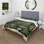 Fougère sur tableau victorien rétro III - ensemble de housse de couette floral - microfibre de polyester-110398067