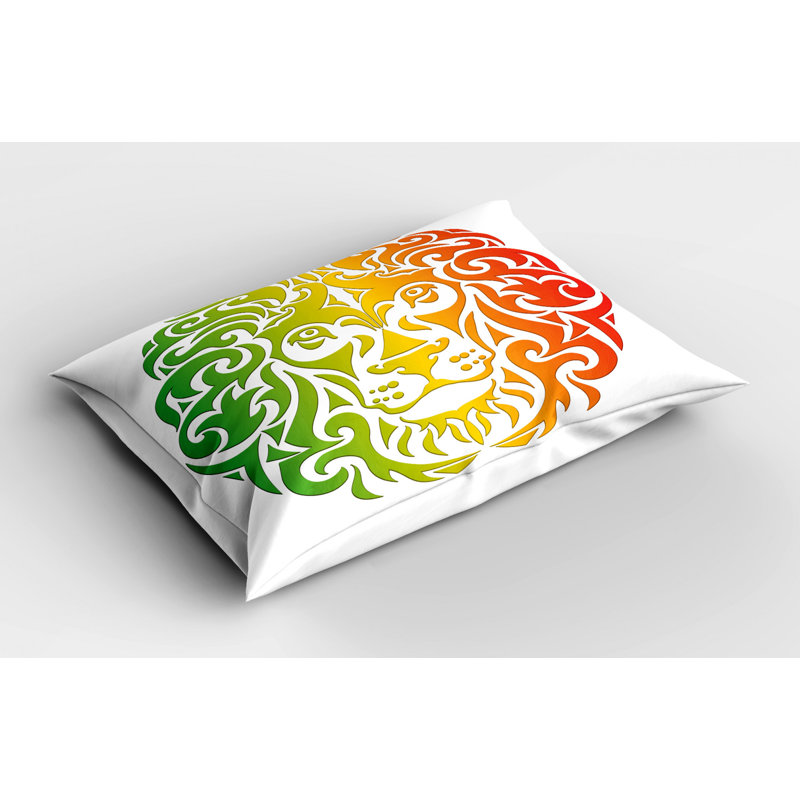 Rasta Polyester Sham Set, Twin
