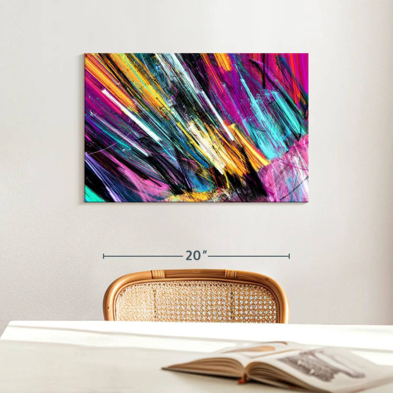 Avery Rainbow Abstract, 16" H x 24" W