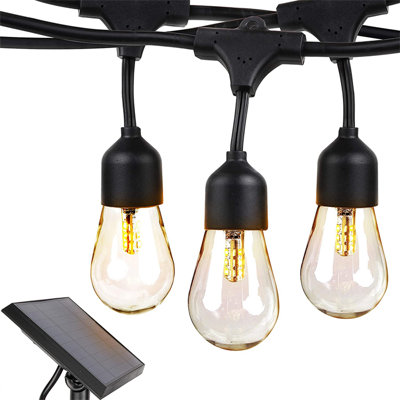 Ambience Pro Solar Outdoor LED String Lights