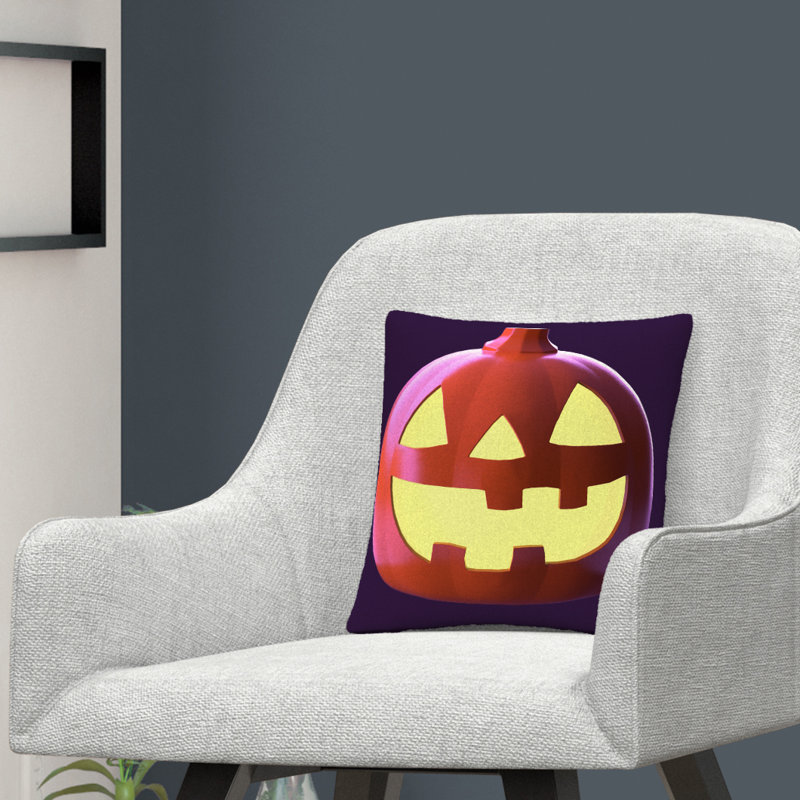 Coussin décoratif ABC 3D Jack O Lantern