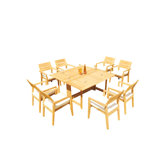 Vellore Outdoor 7 - Piece Teak Dining Set