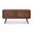 Contemporary Walnut Wood Media Cabinet / Solid Walnut