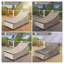Housse pour chaise longue de patio-241158247