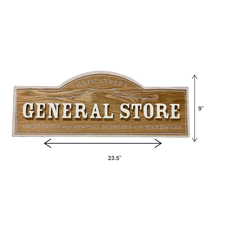 General Store Wall Sign
