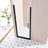 32-33.5"W X 75"H Pivot Single Swing Shower Door, Aluminium Alloy, 1/4" (6Mm) Thick SGCC Tempered Clear Glass.