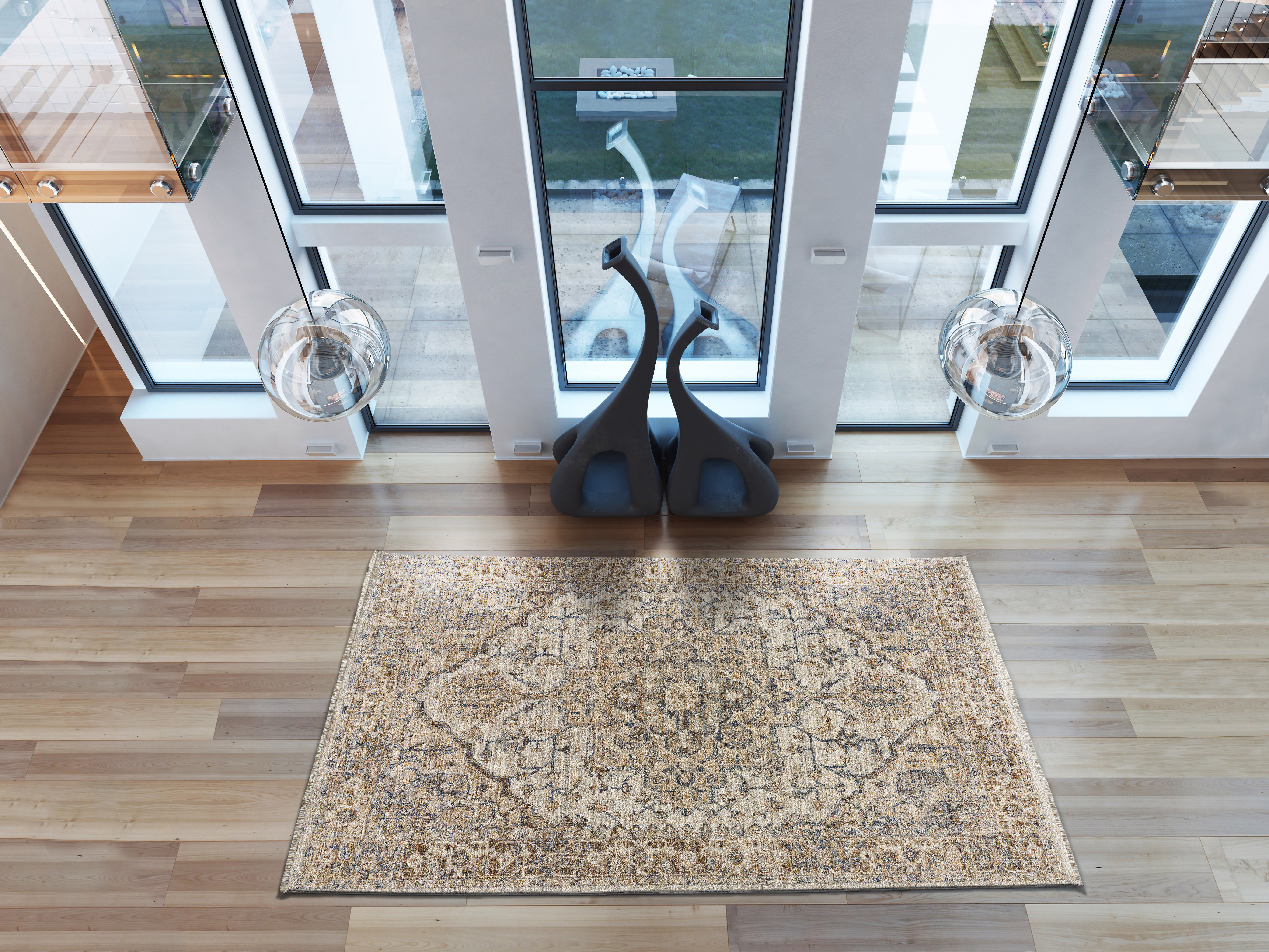 Langley Street SAMARKAND Machine Woven / Power Loomed Area Rug | Wayfair.ie