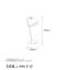 Lampe de table en métal Bilmar-1970554450