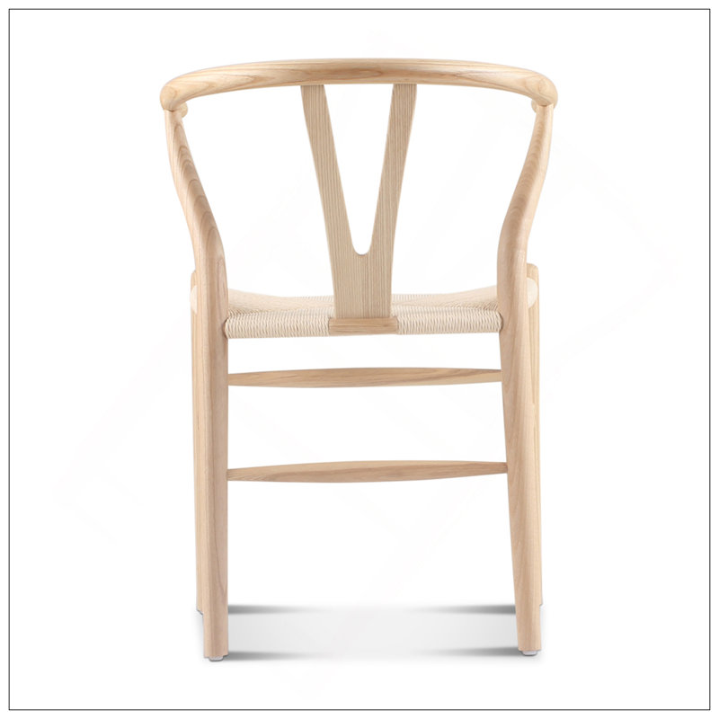 Ensemble de deux chaises triangulaires, Bois de frêne naturel