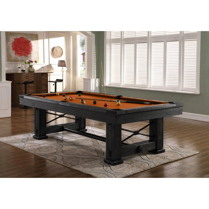 Playcraft Rio Grande Slate Pool Table With Dining Top/Professional Installation ($895 Value) Included, Weathered Raven, Aztec