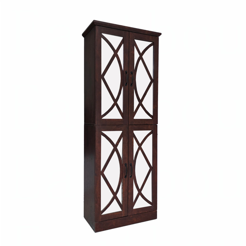 68-Inch Tall Shoe Cabinet with Adjustable Shelves, Modern Entryway Organizer for Up to 32 Pairs of Shoes, Walnut Finish