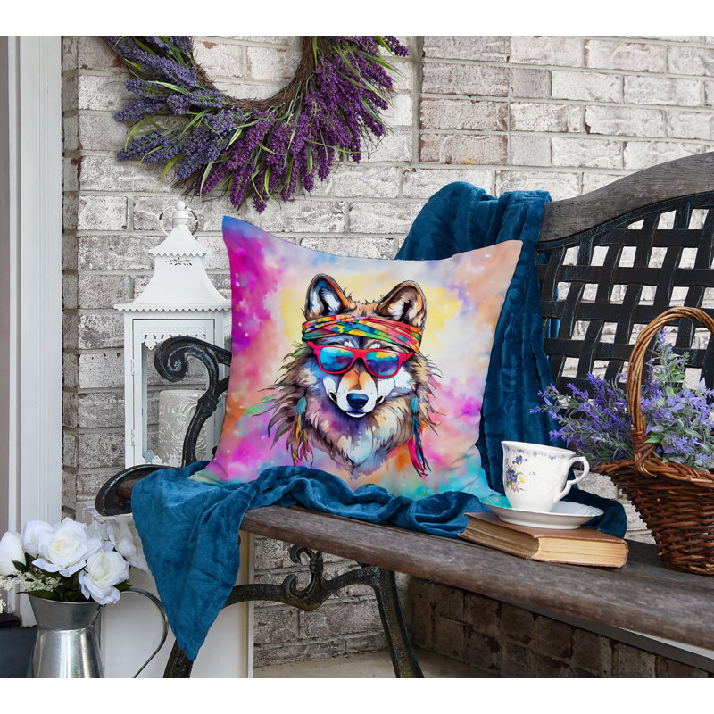Coussin Hippie, H 18 po x l 18 po