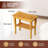 Bamboo Shower Bench Stool With Storage Shelf, Waterproof Shower Chair Spa Bath Seat, Shower Stool For Inside Shower, Bathroom Bench Seat