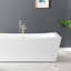 Terra 34.25'' x 70.08'' Soaking Acrylic Bathtub with Faucet