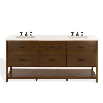 Kaplan 72" Double Bathroom Vanity