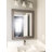 Shmuel Wood Framed with Safety Backing Ideal for Bathroom / Vanity Mirror-726897505-744902689