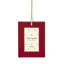 Be Jolly Mini Frame Ornament, Red