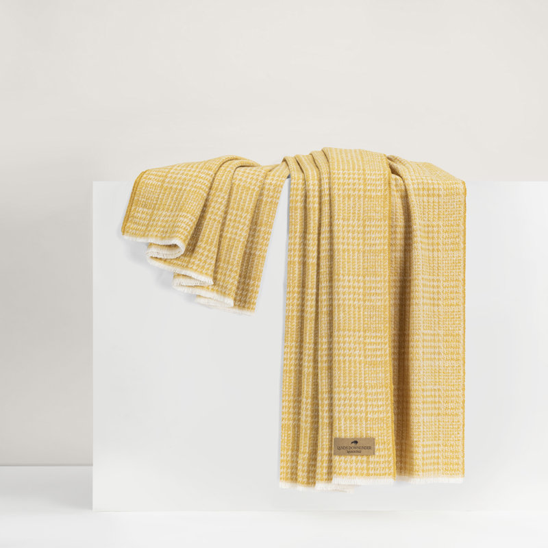Sutton Plaid Throw,  Cider Houndstooth
