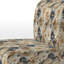 Fauteuil de chambre rembourré crème Lace Botanics