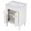 Rangement de salle de bain, meuble-lavabo simple avec lavabo supérieur, meuble-lavabo simple pour salle de bain-106834845