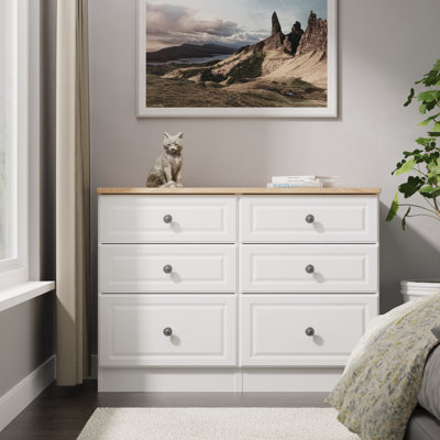 110 cm W Chest of 6 Drawers