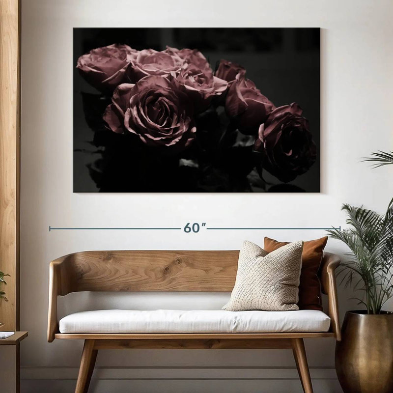 Harnek Melancholic Roses, 34" H x 51" W
