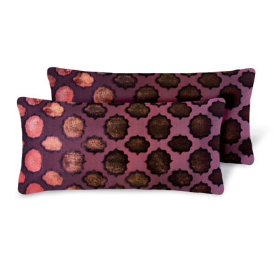 Mod Fretwork Mini Rectangle Pillow Cover & Insert
