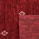 Keedah Geometric Area Rug in Red