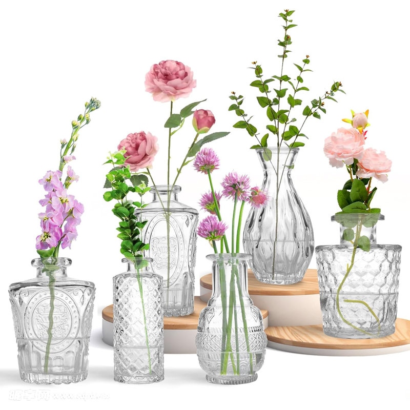 Vase de table en verre Ascano