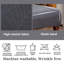 Housse de chaise de salle à manger, housse de chaise Parsons, imperméable, ensemble de 6-923946474