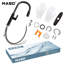 Robinet de cuisine MASO avec pulvérisateur rétractable, 3 modes de pulvérisation, robinet d'évier à poignée simple pour cuisine, véhicule récréatif, buanderie et bar, acier inoxydable 304, noir mat-125898086-125898087